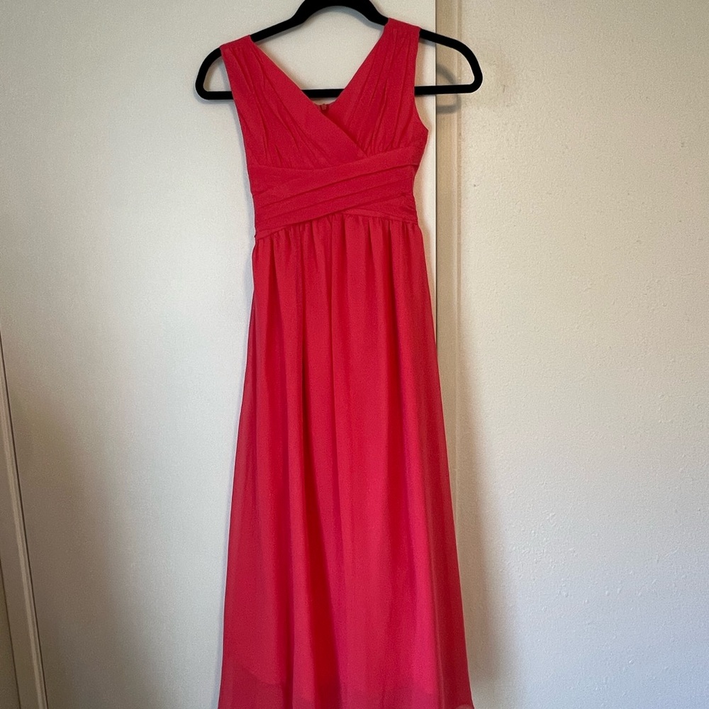Elegant Pink Evening Gown
